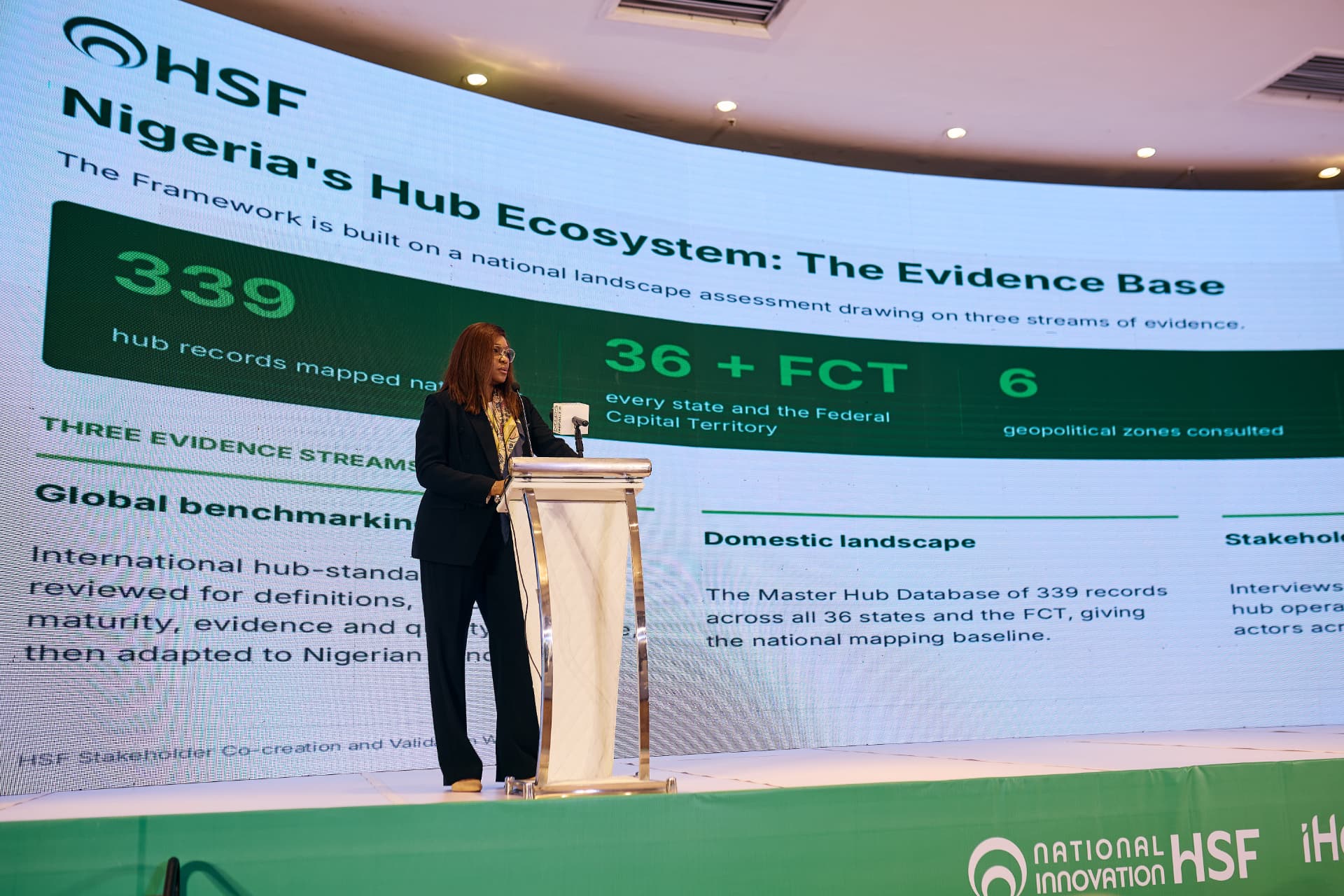 A presentation on Nigeria’s hub ecosystem evidence base